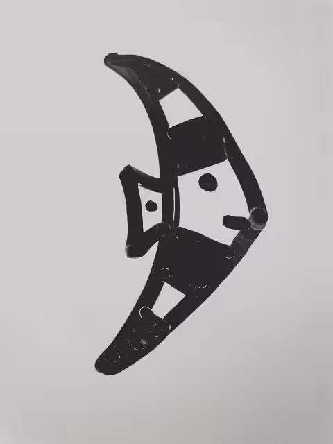 Picture of a drawn fish