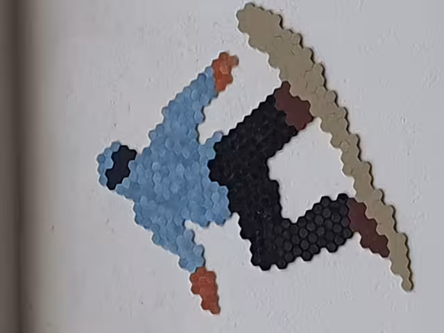 Picture of a mosaic on a wall