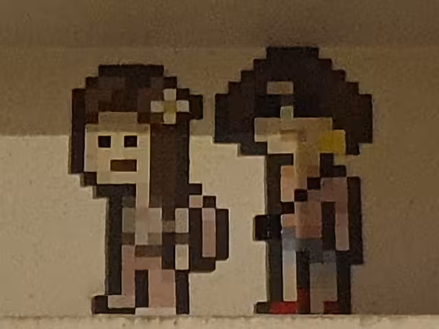 Picture of a mosaic on a wall