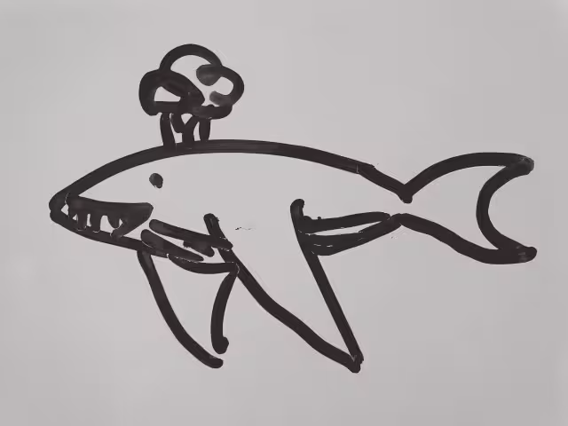 Image d'un dessin de poisson