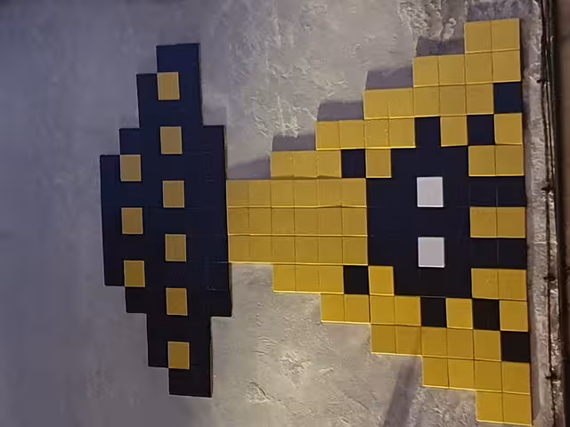 Picture of a mosaic on a wall